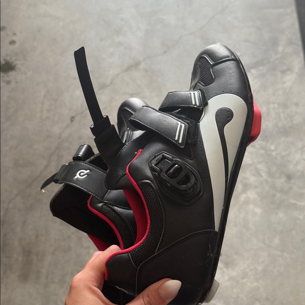 3 for $40 Peloton Black and Red Cycling Shoes